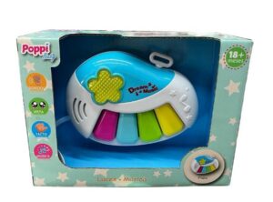 MINI PIANO MUSICAL BEBE CON LUZ Y SONIDO POPPI BABY COD 6741