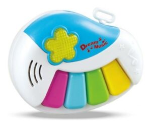 MINI PIANO MUSICAL BEBE CON LUZ Y SONIDO POPPI BABY COD 6741 - Imagen 2