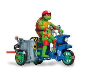 TORTUGA NINJA SET FIGURA Y MOTO LANZA PIZZAS COD 83430 RAPHAEL - Imagen 2