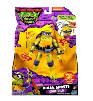 TORTUGA NINJA FIGURA ARTICULADA CON SONIDO COD 83350 DONATELO