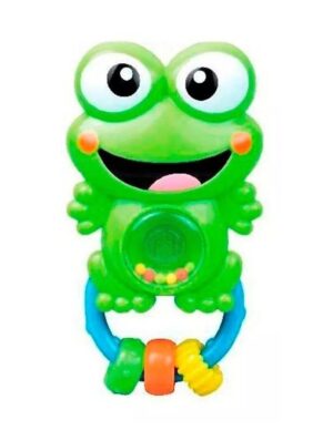 SONAJERO DE ANIMALITOS CON LUZ Y SONIDO POPPI COD 6751 RANA - Imagen 2