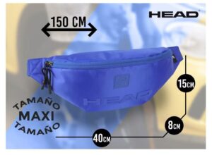 RIÑONERA HEAD DEPORTIVA RESISTENTE AL AGUA COD 26854 AZUL - Imagen 2