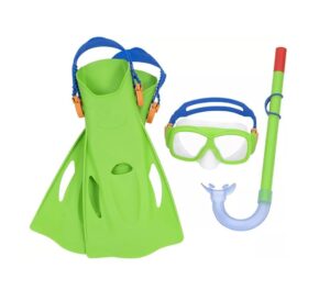 BESTWAY SET BUCEO PATA RANA SNORKEL Y ANTIPARRA VR1 25019 VERDE