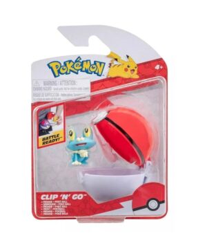 POKEMON POKEBOLA CON FIGURA DE BATALLA FROAKIE COD 95057