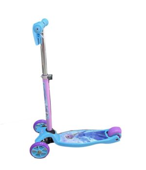 MONOPATIN DISNEY FROZEN 4 RUEDAS PLEGABLE COD 12104 CELESTE - Imagen 2