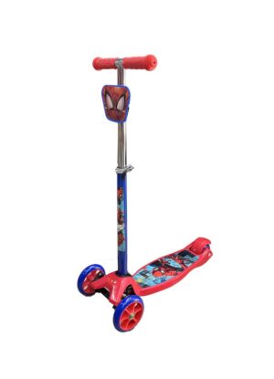 MONOPATIN SPIDERMAN 4 RUEDAS PLEGABLE COD 12019 ROJO