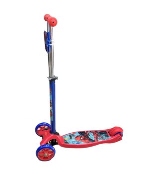 MONOPATIN SPIDERMAN 4 RUEDAS PLEGABLE COD 12019 ROJO - Imagen 2