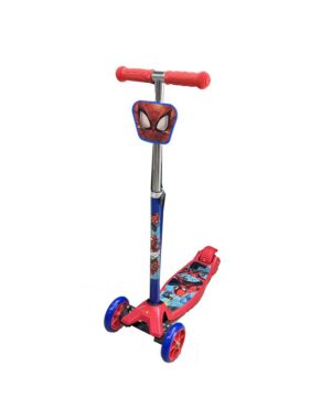 MONOPATIN SPIDERMAN 4 RUEDAS PLEGABLE COD 12019 ROJO - Imagen 3