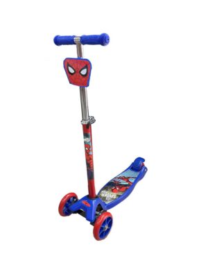 MONOPATIN SPIDERMAN 4 RUEDAS PLEGABLE COD 12019 AZUL
