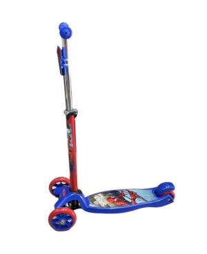 MONOPATIN SPIDERMAN 4 RUEDAS PLEGABLE COD 12019 AZUL - Imagen 2