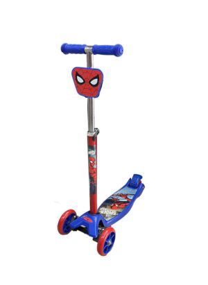 MONOPATIN SPIDERMAN 4 RUEDAS PLEGABLE COD 12019 AZUL - Imagen 3