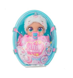 MUÑECA BEBOTE LITTLE DREAMERS CUNA CON PIJAMA COD LD001 ZUNI