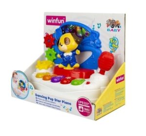 PIANO DIDACTICO PERRITO BAILARIN LUZ Y SONIDO WINFUN COD 0796-NL - Imagen 3