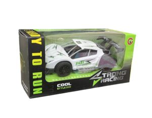AUTO DE CARRERA A FRICCION STRONG RACING COD 54559 BLANCO - Imagen 2