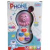 TELEFONO INTECTAIVO CON LUZ Y SONIDO COD 53123 BLANCO