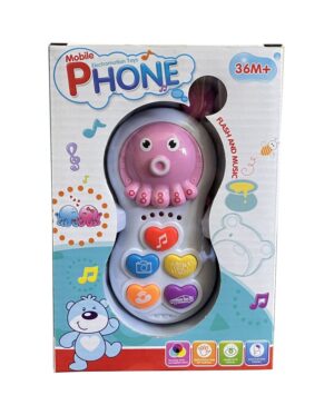 TELEFONO INTECTAIVO CON LUZ Y SONIDO COD 53123 BLANCO