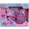 SET DE MAQUILLAJE TINY MARIPOSA CON SOMBRAS Y GLITTER COD 3289