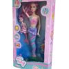 MUÑECA TINY SIRENA CON LUZ Y  MINI SIRENA COD 53741 ROSA - Imagen 2