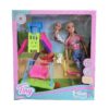 MUÑECA TINY MAMA DIVERSION EN EL PARQUE COD 54456 REM ROSA