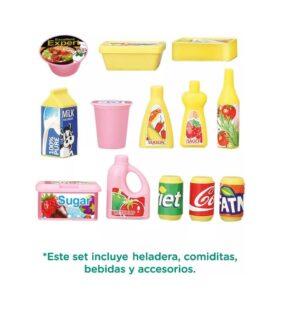 JULIANA MI PRIMERA HELADERA SWEET HOME LUZ Y ACC COD JUL077 - Imagen 3