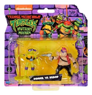 TORTUGA NINJA MINI FIGURA BLISTER X 2 COD 83310 DONNIE VS BEBOP