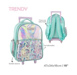 MOCHILA TRENDY NEW DESING 18 PULG ORIGINAL COD 27698 - Imagen 4