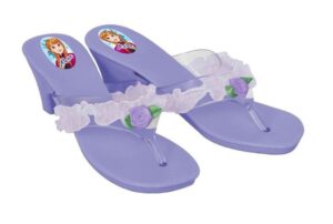 ZAPATITOS CON TACO FROZEN ELSA O ANA DITOYS VR2 2364 FLOR - Imagen 2