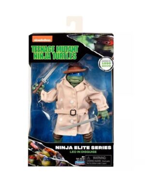 TORTUGAS NINJA FIGURA C/ VARIOS PUNTOS DE ARTICULACION Y ARMAS VR1 81160  LEO DISFRAZADO