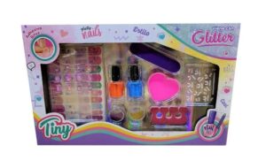 SET DE UÑAS TINY FASHION CON GLITTER COD 53707