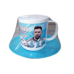 TASA CON PLATO PLASTICO ARGENTINA CAMPEON COD AF046