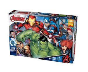 PUZZLE 3D LENTICULAR 100 PZAS AVENGERS 23X33CM COD VAV03449