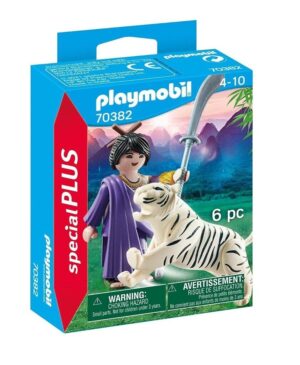 PLAYMOBIL LUCHADOR ASIATICO CON TIGRE COD 70382