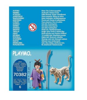 PLAYMOBIL LUCHADOR ASIATICO CON TIGRE COD 70382 - Imagen 4