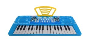 ORGANO TECLADO ELECTRONICO C/MICROFONO 37 KEYS VR3 MTK008 9 MODELO: C - MTK008 CELESTE - Imagen 3