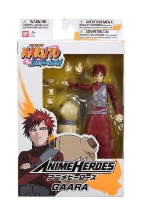 NARUTO FIGURA ANIME HEROES GAARA ARTICULADO 17 CM COD 36906