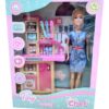 MUÑECA TINY COCINERA Y SU COCINA CON ACCESORIOS COD 53467 JEAN