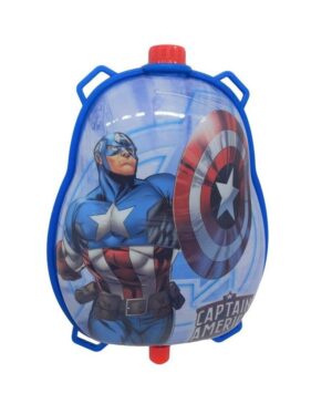 MOCHILA DE AGUA C/ PISTOLA CAPITAN AMERICA MARVEL VR1 8557 CAPTAIN AMERICA - Imagen 2