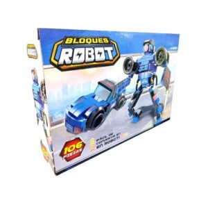 JUEGO DE BLOQUES AUTO ROBOT 106 PIEZAS COD 54406 - Imagen 4