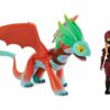 FIGURA 10 CM Y DRAGON DE LA PELICULA COMO ENTRENAR A TU DRAGON VR1 66652 ALEX Y FEATHERS - Imagen 2