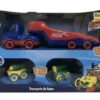 DISNEY TRANSPORTADOR C/2 AUTOS FRICCION LUZ SONIDOS COD 2021