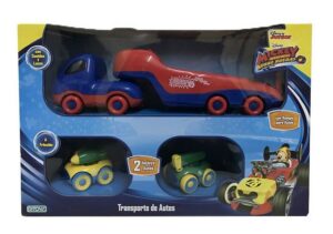 DISNEY TRANSPORTADOR C/2 AUTOS FRICCION LUZ SONIDOS COD 2021