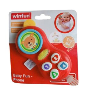 CELULAR INFANTIL MUSICAL CON LUZ WINFUN COD 0638-NL