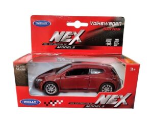 AUTO WELLY 1:36 VW SCIROCCO VR1 43615 ROJA