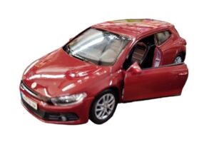 AUTO WELLY 1:36 VW SCIROCCO VR1 43615 ROJA - Imagen 2