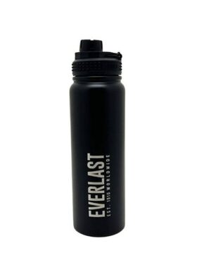 BOTELLA DE AGUA TERMICA INOX EVERLAST 800 ML COD 16447 NEGRO