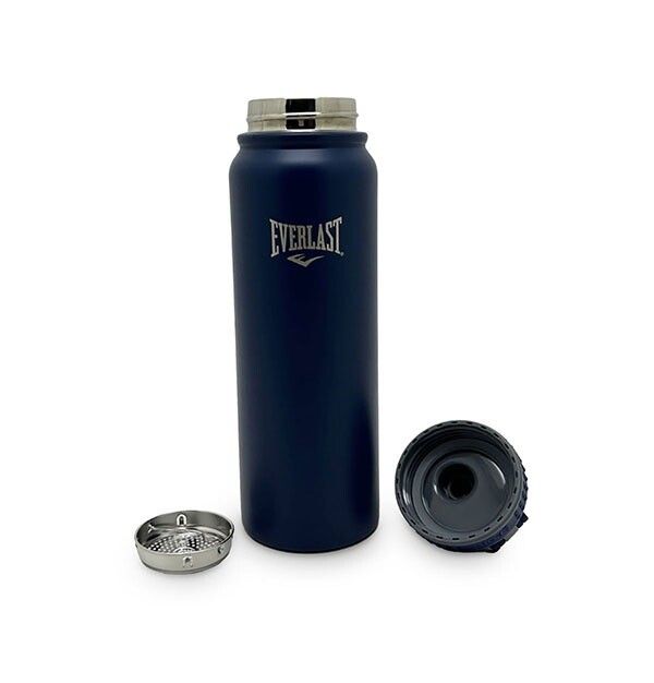 BOTELLA DE AGUA TERMICA INOX EVERLAST 800 ML COD 16447 AZUL - Imagen 2