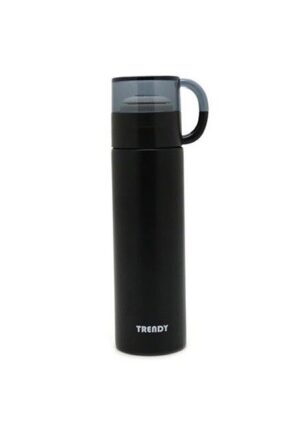 TERMO TRENDY ACERO INOX DOBLE CAPA TAZA 500ML COD16444 NEGRO