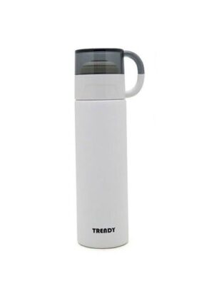 TERMO TRENDY ACERO INOX DOBLE CAPA TAZA 500ML COD16444 BLANCO