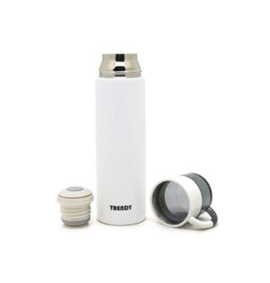 TERMO TRENDY ACERO INOX DOBLE CAPA TAZA 500ML COD16444 BLANCO - Imagen 3