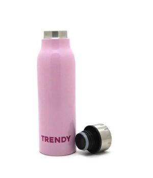 BOTELLA TERMICA TRENDY ACERO DOBLE CAPA INOX  COD 16442 ROSA - Imagen 2